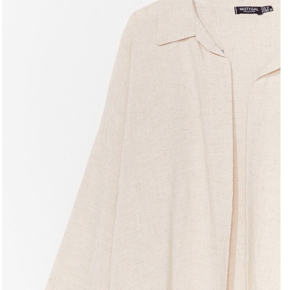 Nasty Gal Oversized Cover-Up Shirt - Picture 2 of 6